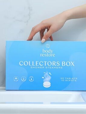 Body Restore Collectors Box Shower Steamers - Blue